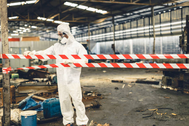 Professional Hoarding Cleanup technician working in Churchville, MD